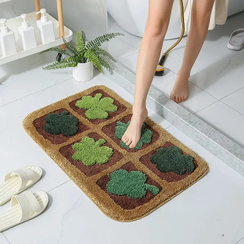 Non-Slip Plush Bathroom Rug