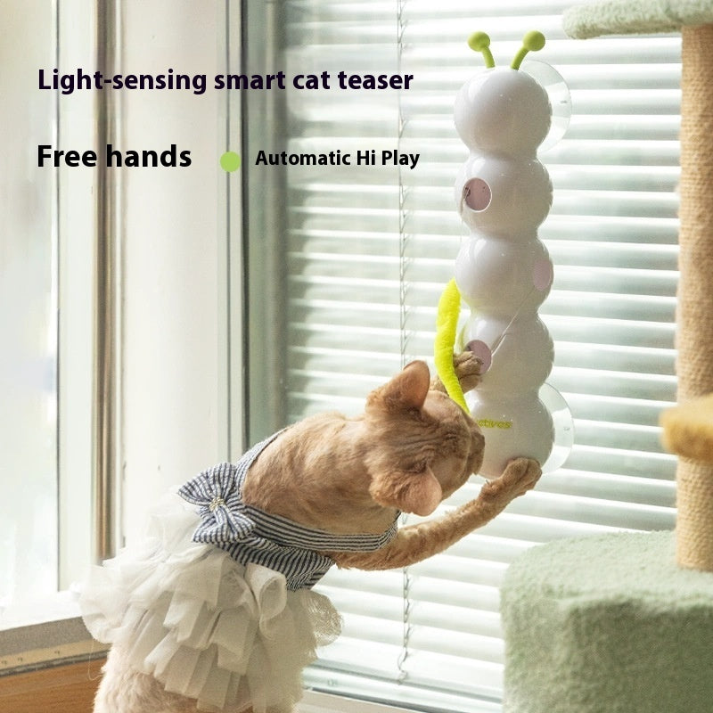 Interactive Suction Cup Cat Teaser Toy