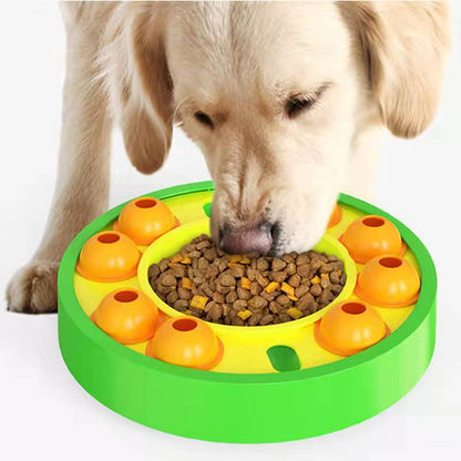 Interactive Slow Feeder Puzzle Bowl
