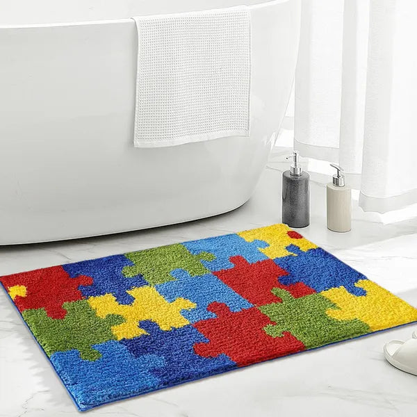Non-Slip Plush Bathroom Rug