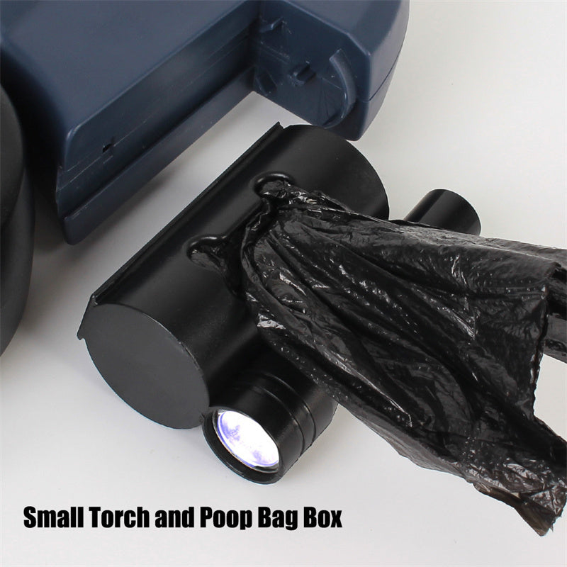 Retractable Dual Dog Leash with Light