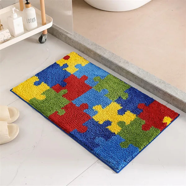 Non-Slip Plush Bathroom Rug