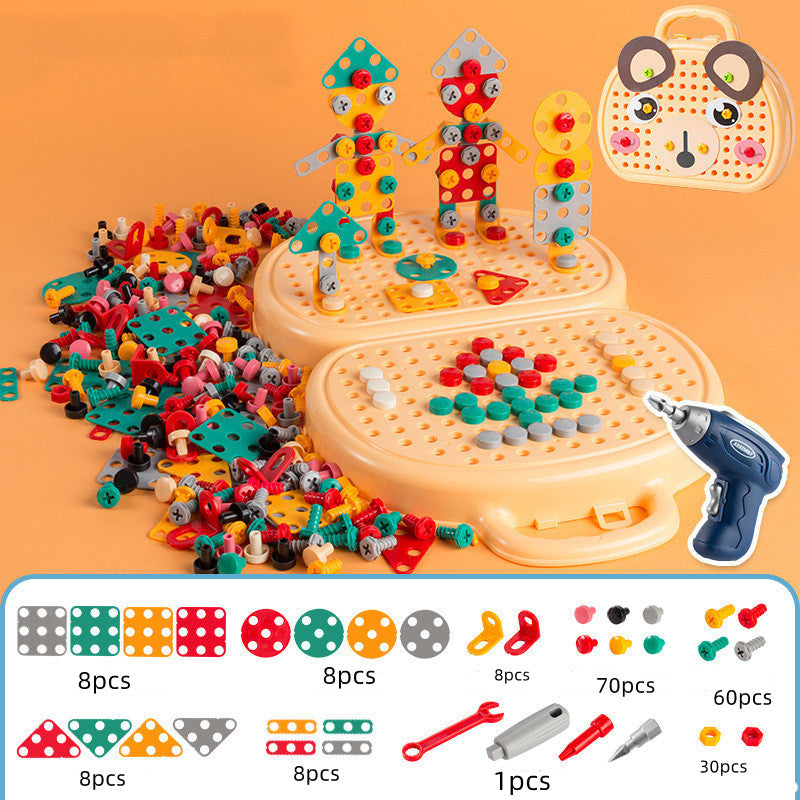 Kids DIY Tool Box Building Blocks Assembly