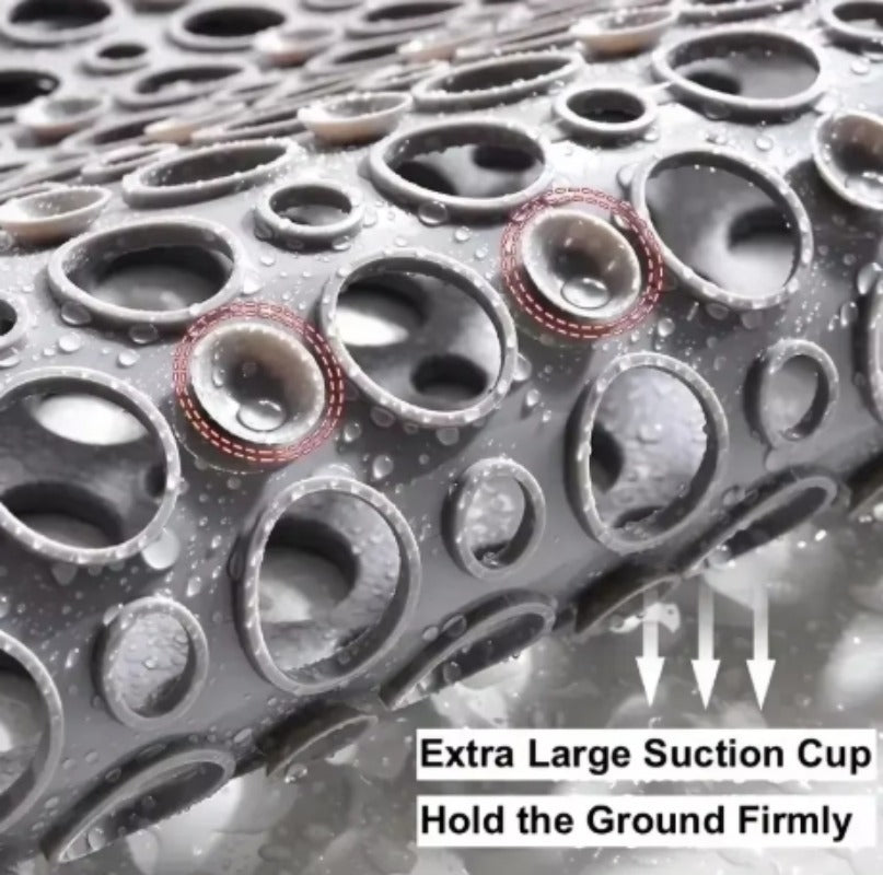 Non-Slip Shower Mat with Suction Cups