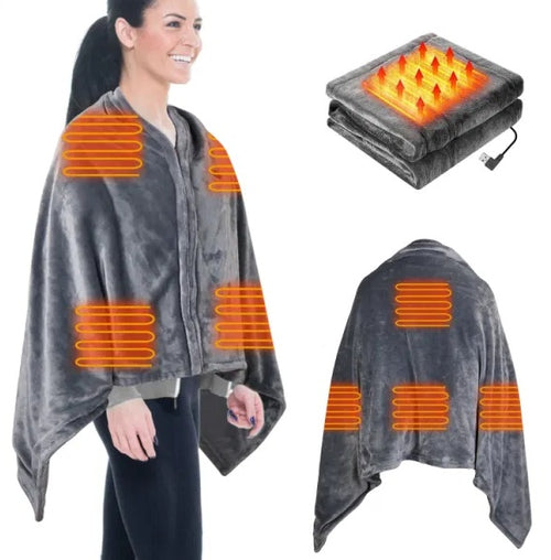 USB Heated Blanket Shawl