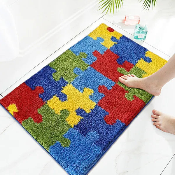 Non-Slip Plush Bathroom Rug