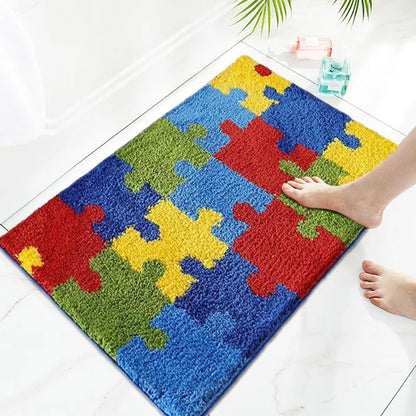 Non-Slip Plush Bathroom Rug