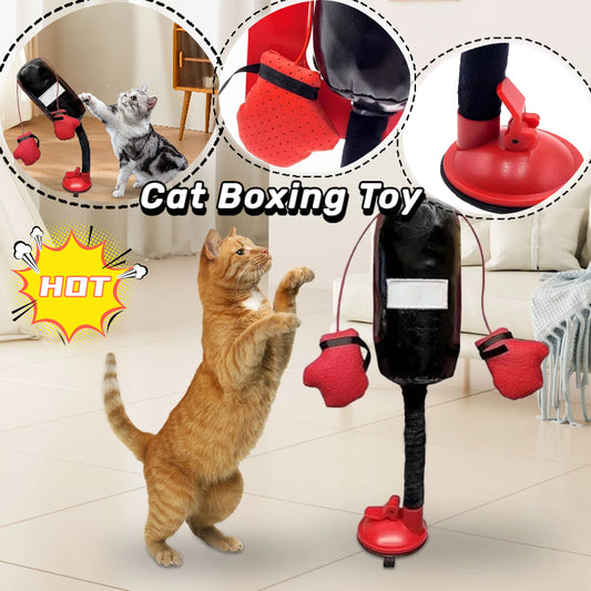 Interactive Cat Punching Bag Toy