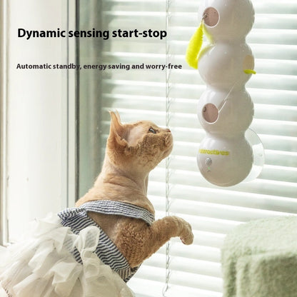 Interactive Suction Cup Cat Teaser Toy
