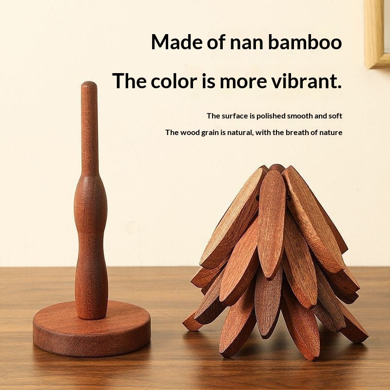 Wooden Tree Trivet Set