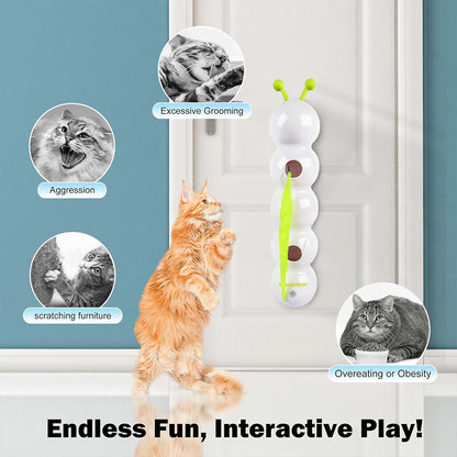 Interactive Suction Cup Cat Teaser Toy