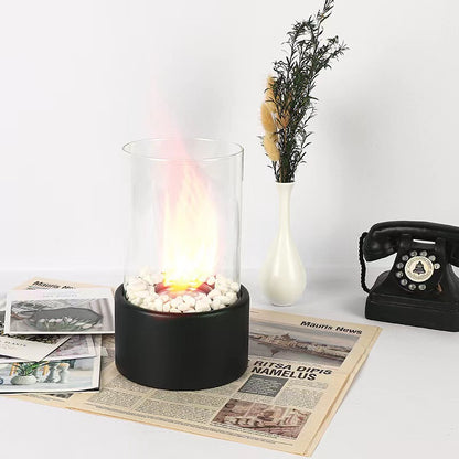 Tabletop Decorative Fireplace Lamp