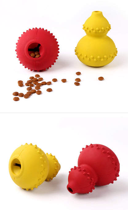 Interactive Rubber Treat Toy for Dogs