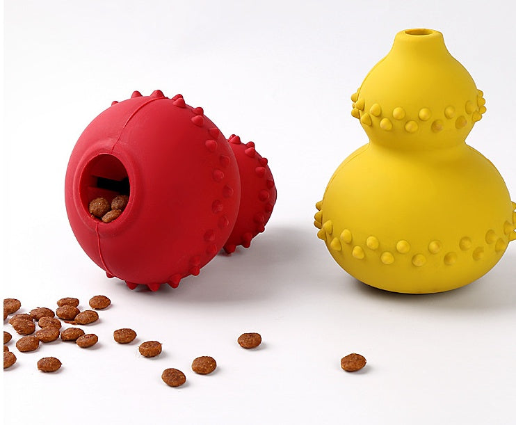 Interactive Rubber Treat Toy for Dogs