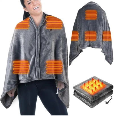 USB Heated Blanket Shawl