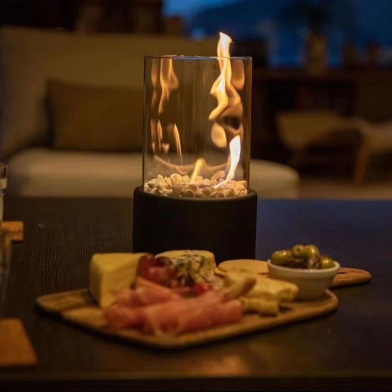 Tabletop Decorative Fireplace Lamp