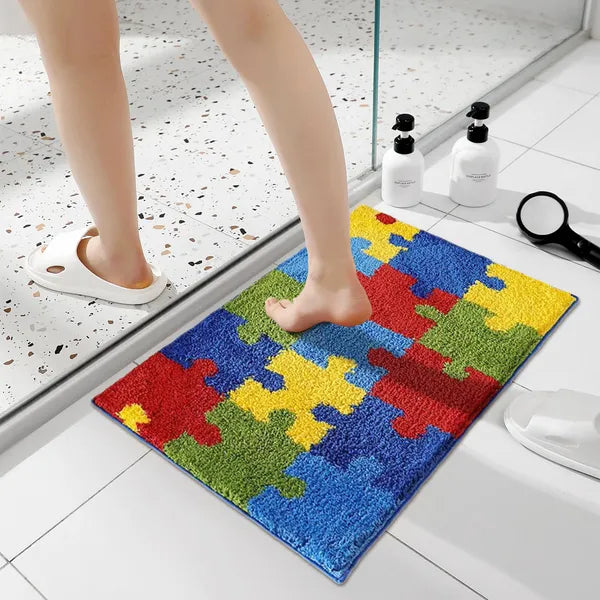 Non-Slip Plush Bathroom Rug