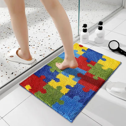 Non-Slip Plush Bathroom Rug